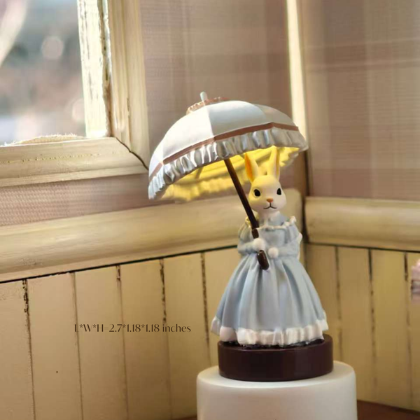 1:6 Dollhouse rabbit lamp